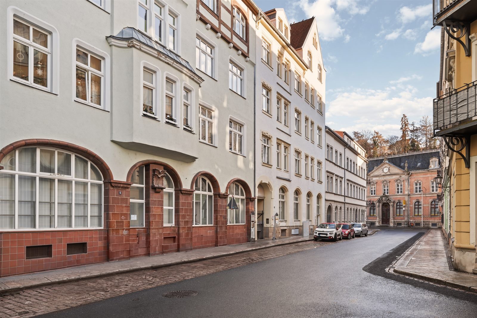 Historische Altstadtgasse von Meißen direkt vor der Tür – Sehenswürdigkeiten und Restaurants liegen fußläufig